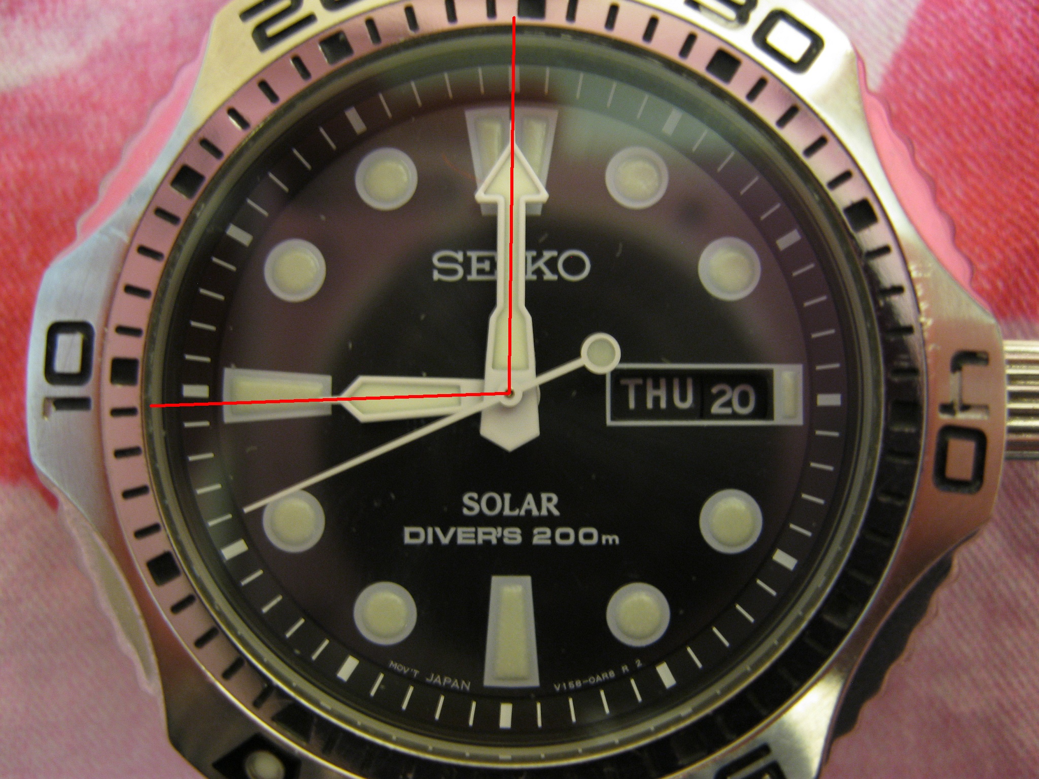 Seiko solar diver SNE107 – Koshka