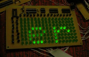 Simple LED message board