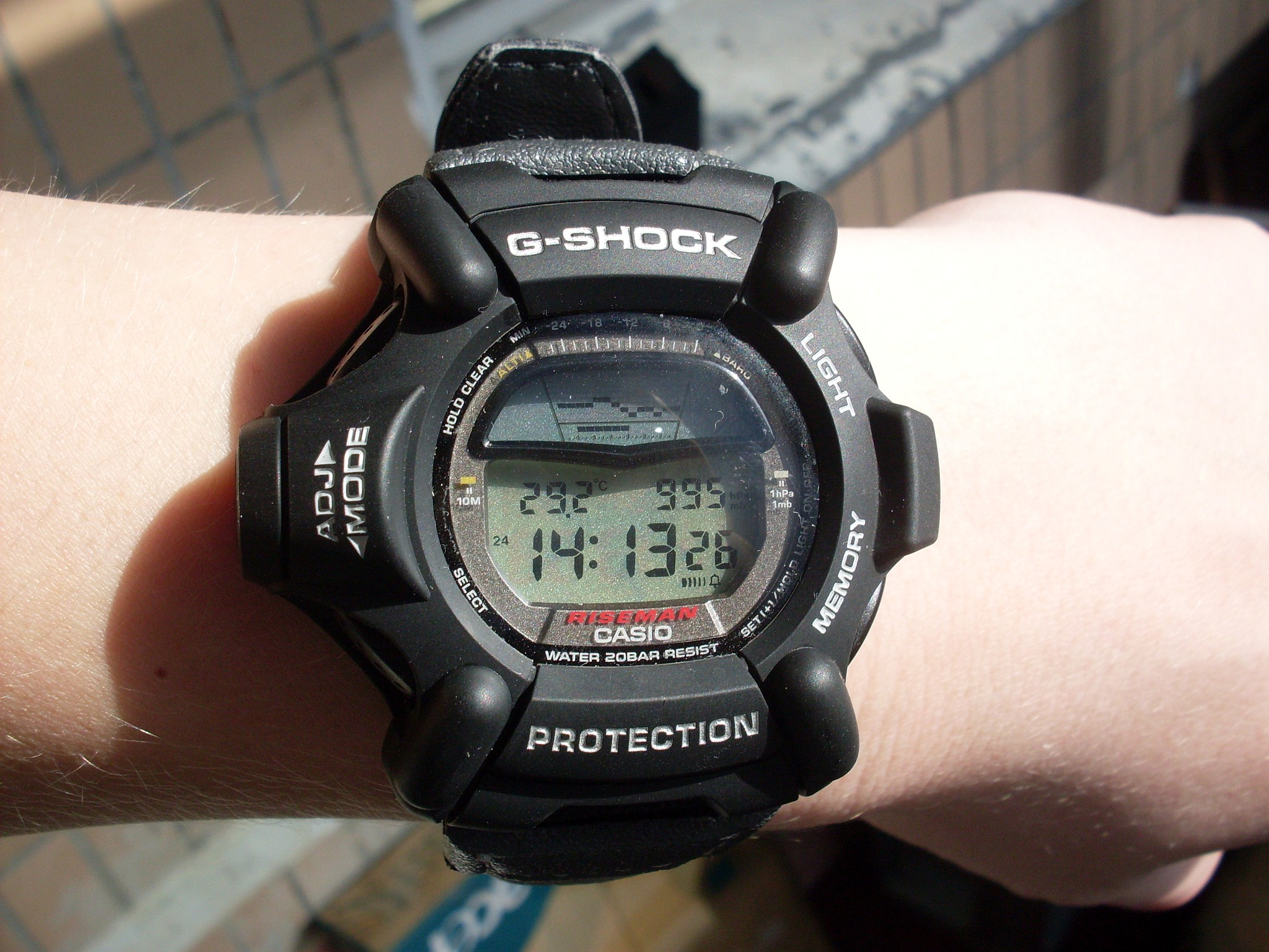 未使用品 G-SHOCK RISEMAN ライズマン DW-9100ZJ-1T 当時物 - 腕時計 